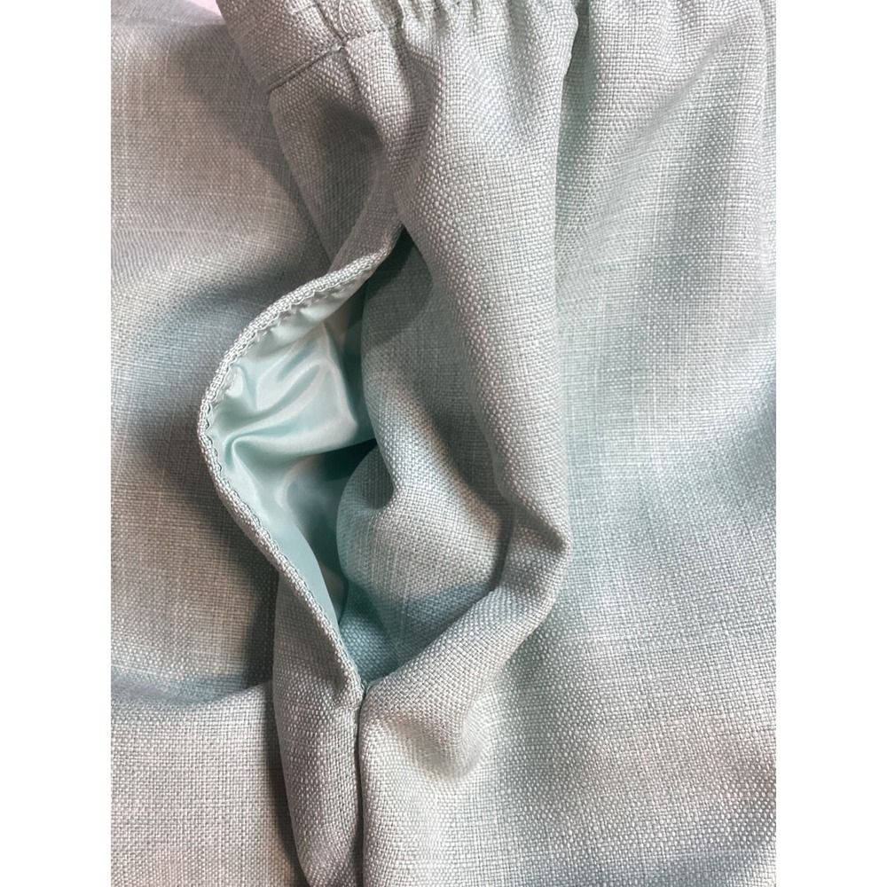 Alfred Dunner Women Pants Size 16W Light Green Elastic Waist Trousers Pockets - Picture 9 of 9